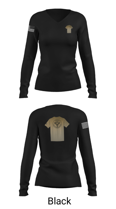 436 ces 36818837 Women's Long Sleeve V-neck Shirt - 7