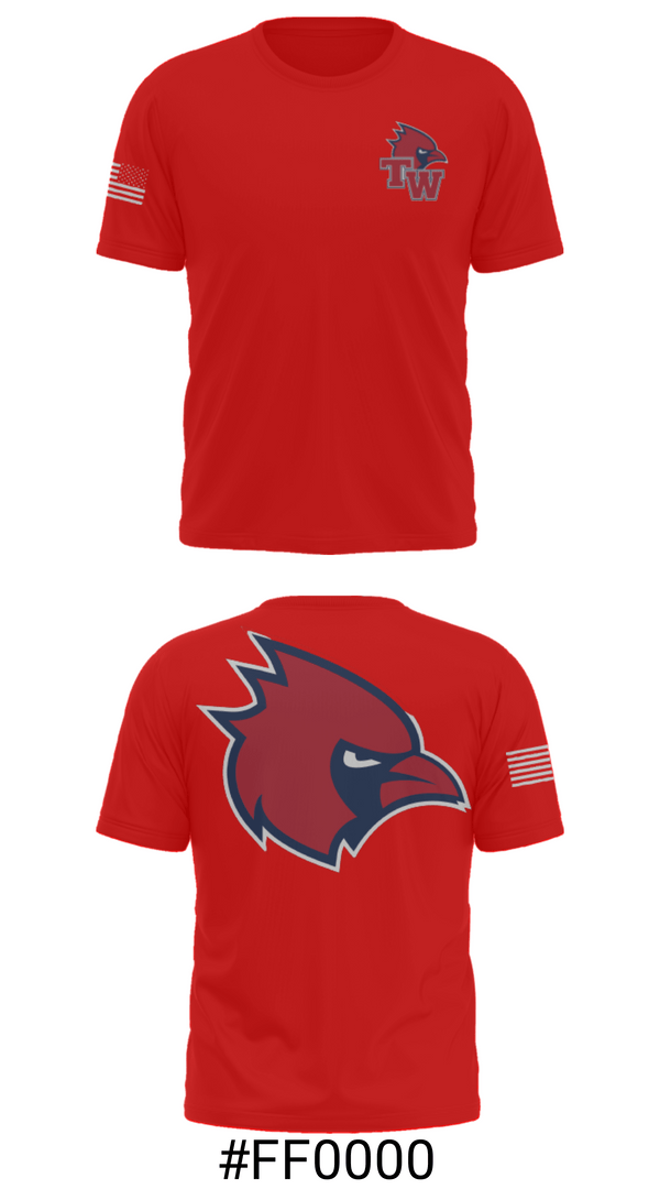Short Sleeve Performance Shirt, Thomas Worthington High School Basketball, Women's Basketball, Teamtime, Team time, sublimation, custom sports apparel, team uniforms, spirit wear, spiritwear, sports uniforms, custom shirts, team store, custom team store, fundraiser sports, apparel fundraiser