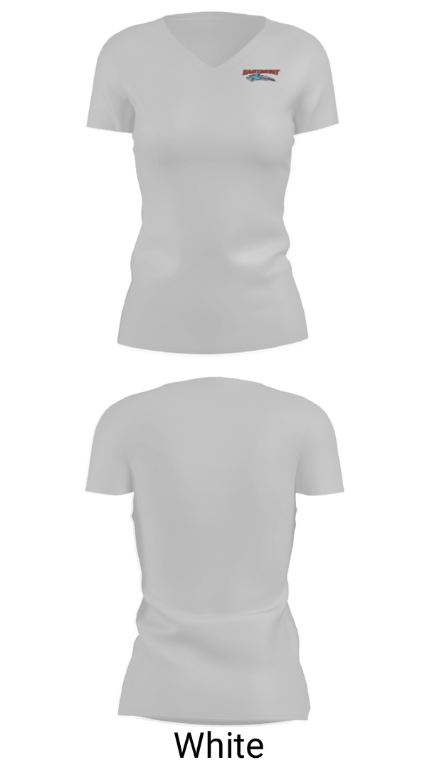 Women's Short Sleeve Vneck Shirt, Eastmont High School Bowling, Bowling, Teamtime, Team time, sublimation, custom sports apparel, team uniforms, spirit wear, spiritwear, sports uniforms, custom shirts, team store, custom team store, fundraiser sports, apparel fundraiser