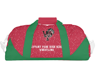 Duffle Bag, Whippany Park High School Wrestling, Wrestling, Teamtime, Team time, sublimation, custom sports apparel, team uniforms, spirit wear, spiritwear, sports uniforms, custom shirts, team store, custom team store, fundraiser sports, apparel fundraiser