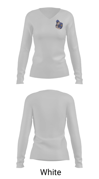 Women's Long Sleeve Vneck Shirt, Crestwood High School Wrestling, Wrestling, Teamtime, Team time, sublimation, custom sports apparel, team uniforms, spirit wear, spiritwear, sports uniforms, custom shirts, team store, custom team store, fundraiser sports, apparel fundraiser