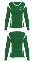 Williamsburg Charter High School Basketball 20625622 Women's Long Sleeve V-neck Shirt - 34