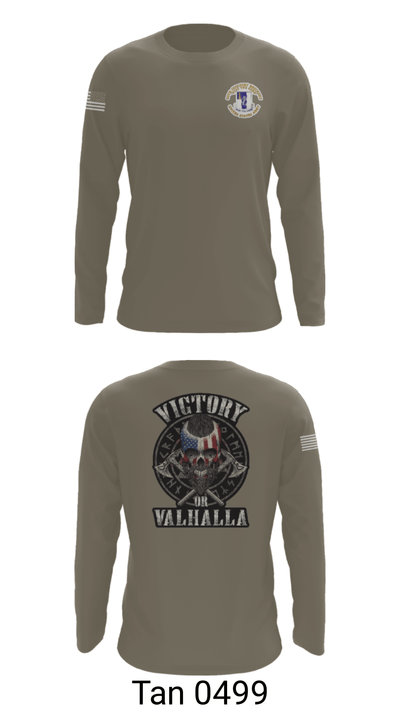 1-50 infantry battalion 87663685 Long Sleeve Performance Shirt - 35