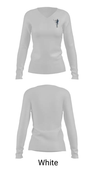 Wilsonville High School Wrestling 77157737 Women's Long Sleeve V-neck Shirt - 6