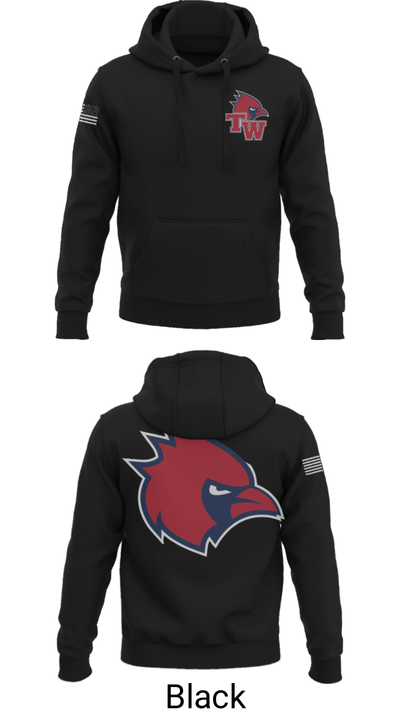 Thomas Worthington High School Basketball 13768606 Hoodie - 10