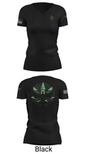 HALO-FURY 21007109 Women's Short Sleeve V-neck Shirt - 14