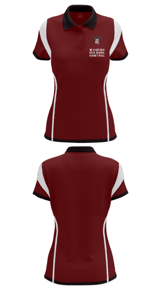 Women's Short Sleeve Performance Polo, New Oxford High School Basketball, Men's Basketball, Teamtime, Team time, sublimation, custom sports apparel, team uniforms, spirit wear, spiritwear, sports uniforms, custom shirts, team store, custom team store, fundraiser sports, apparel fundraiser