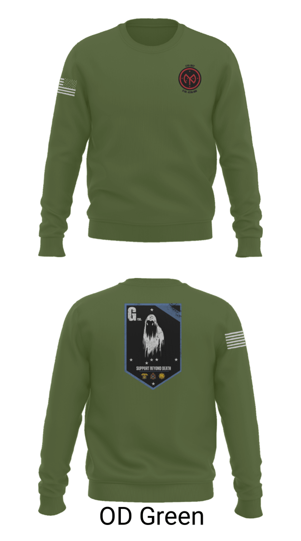 Crew Neck Sweatshirt, , Army, Teamtime, Team time, sublimation, custom sports apparel, team uniforms, spirit wear, spiritwear, sports uniforms, custom shirts, team store, custom team store, fundraiser sports, apparel fundraiser