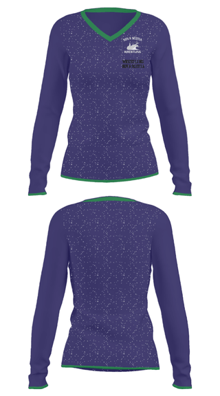 Women's Long Sleeve Vneck Shirt, Wrestling Nova Scotia, Wrestling, Teamtime, Team time, sublimation, custom sports apparel, team uniforms, spirit wear, spiritwear, sports uniforms, custom shirts, team store, custom team store, fundraiser sports, apparel fundraiser