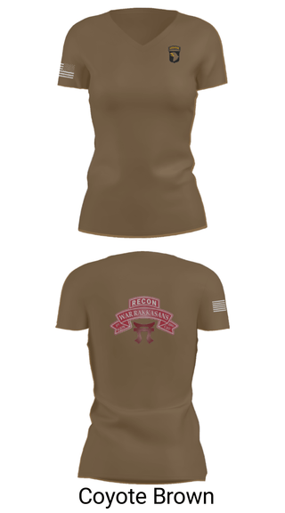 Women's Short Sleeve Vneck Shirt, 1-33 CAV, Army, Teamtime, Team time, sublimation, custom sports apparel, team uniforms, spirit wear, spiritwear, sports uniforms, custom shirts, team store, custom team store, fundraiser sports, apparel fundraiser