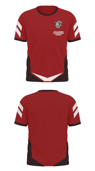 Short Sleeve Performance Polo, Iowa-Grant Elementary School, Spirit Store, Teamtime, Team time, sublimation, custom sports apparel, team uniforms, spirit wear, spiritwear, sports uniforms, custom shirts, team store, custom team store, fundraiser sports, apparel fundraiser