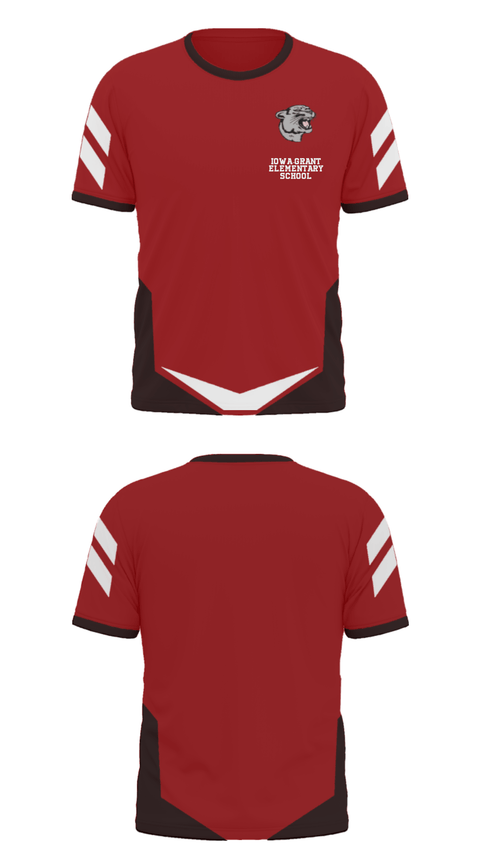 Short Sleeve Performance Polo, Iowa-Grant Elementary School, Spirit Store, Teamtime, Team time, sublimation, custom sports apparel, team uniforms, spirit wear, spiritwear, sports uniforms, custom shirts, team store, custom team store, fundraiser sports, apparel fundraiser