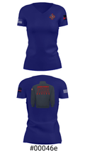 Jasper County Fire Rescue 11474467 Women's Short Sleeve V-neck Shirt - 4