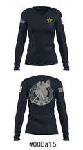 Us Army 7283261 Women's Long Sleeve V-neck Shirt - 20