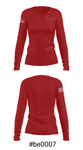 Athletics Ontario 7294695 Women's Long Sleeve V-neck Shirt - 20