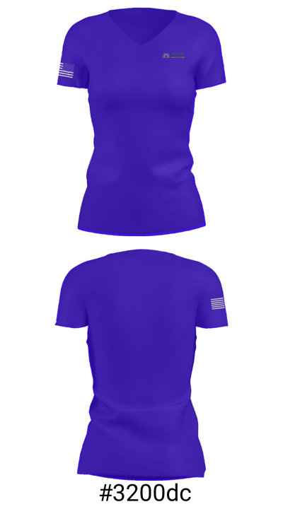 Horizon Science Academy Primary School 4758028 Women's Short Sleeve V-neck Shirt - 21
