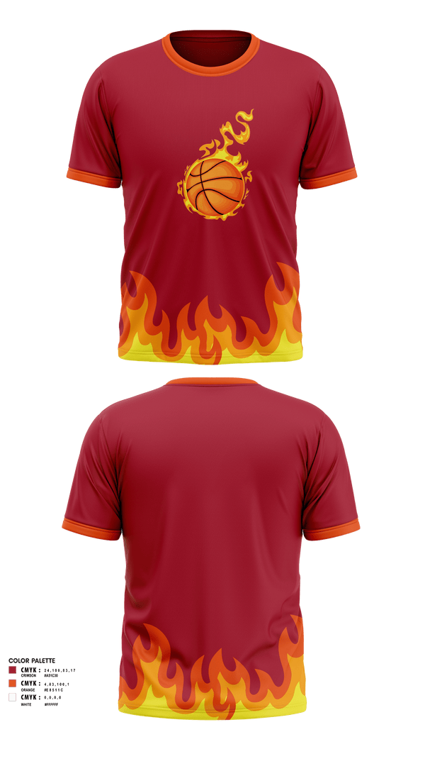 Short Sleeve Performance Shirt, Houston hot shots, Men's Basketball, Teamtime, Team time, sublimation, custom sports apparel, team uniforms, spirit wear, spiritwear, sports uniforms, custom shirts, team store, custom team store, fundraiser sports, apparel fundraiser