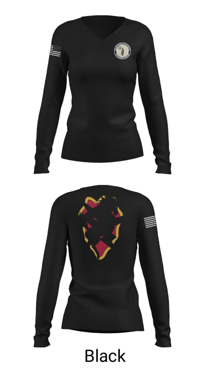 Cacti 73934244 Women's Long Sleeve V-neck Shirt - 7