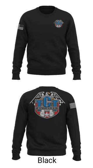 Crew Neck Sweatshirt, TCT Builders Inc., , Teamtime, Team time, sublimation, custom sports apparel, team uniforms, spirit wear, spiritwear, sports uniforms, custom shirts, team store, custom team store, fundraiser sports, apparel fundraiser