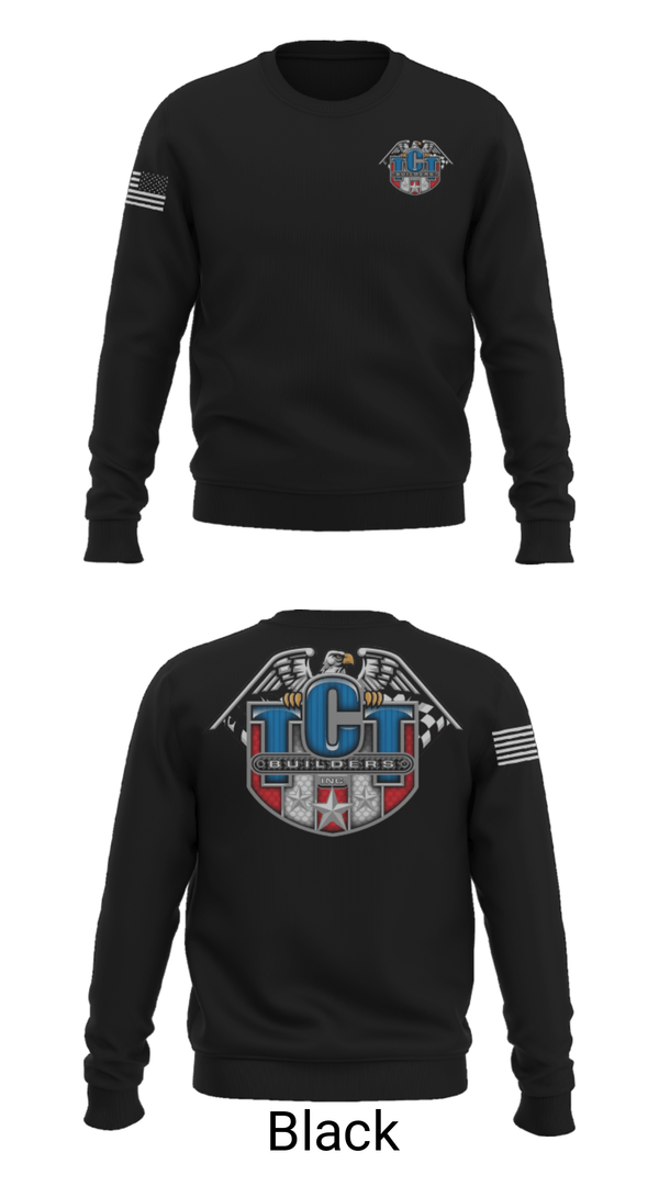 Crew Neck Sweatshirt, TCT Builders Inc., , Teamtime, Team time, sublimation, custom sports apparel, team uniforms, spirit wear, spiritwear, sports uniforms, custom shirts, team store, custom team store, fundraiser sports, apparel fundraiser
