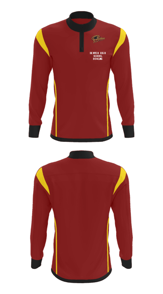Quarter Zip Jacket, Denver High School Bowling, Bowling, Teamtime, Team time, sublimation, custom sports apparel, team uniforms, spirit wear, spiritwear, sports uniforms, custom shirts, team store, custom team store, fundraiser sports, apparel fundraiser