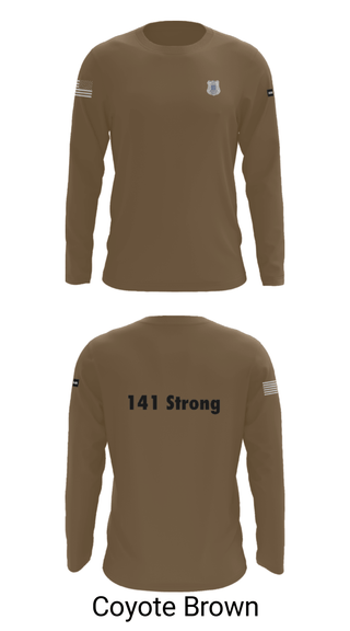 Long Sleeve Performance Shirt, 141 Strong, Police, Teamtime, Team time, sublimation, custom sports apparel, team uniforms, spirit wear, spiritwear, sports uniforms, custom shirts, team store, custom team store, fundraiser sports, apparel fundraiser