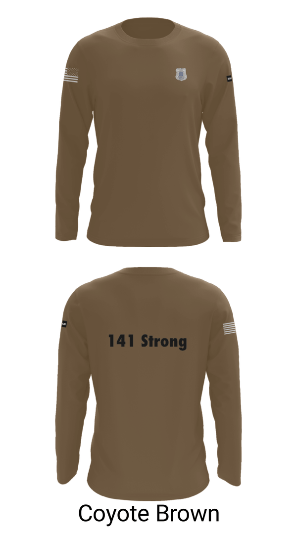 Long Sleeve Performance Shirt, 141 Strong, Police, Teamtime, Team time, sublimation, custom sports apparel, team uniforms, spirit wear, spiritwear, sports uniforms, custom shirts, team store, custom team store, fundraiser sports, apparel fundraiser