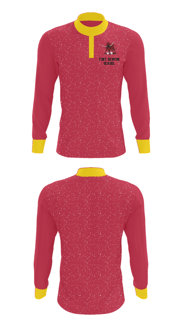 Quarter Zip Jacket, Fort Benton School, Spirit Store, Teamtime, Team time, sublimation, custom sports apparel, team uniforms, spirit wear, spiritwear, sports uniforms, custom shirts, team store, custom team store, fundraiser sports, apparel fundraiser