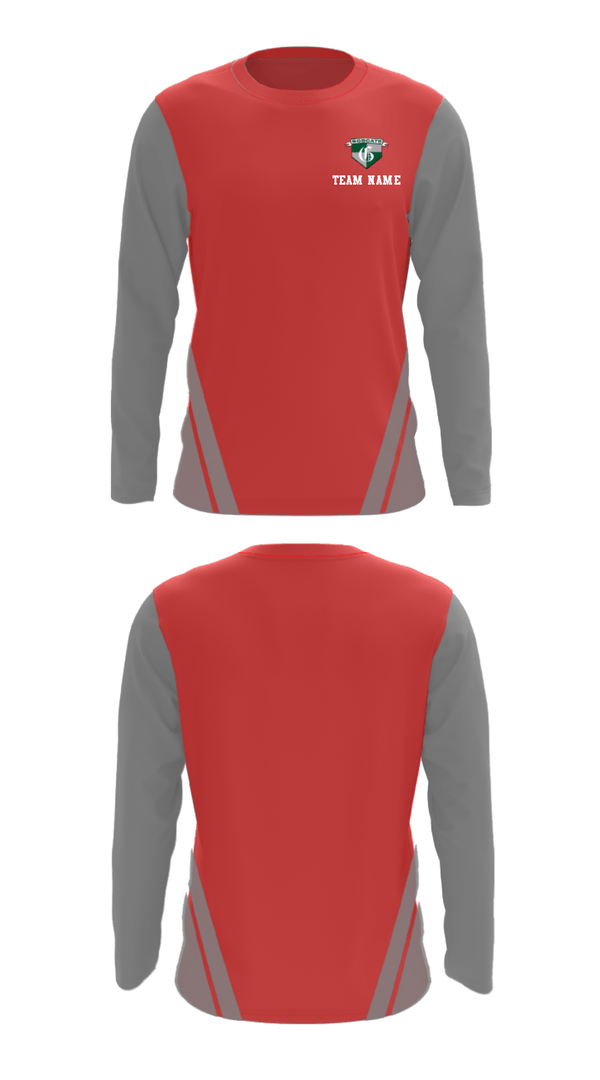 Long Sleeve Performance Shirt, Holly Senior High School Wrestling, Wrestling, Teamtime, Team time, sublimation, custom sports apparel, team uniforms, spirit wear, spiritwear, sports uniforms, custom shirts, team store, custom team store, fundraiser sports, apparel fundraiser