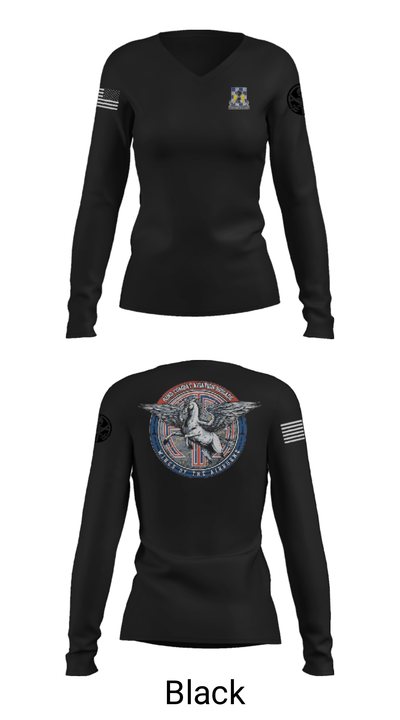 2-82 61836862 Women's Long Sleeve V-neck Shirt - 23