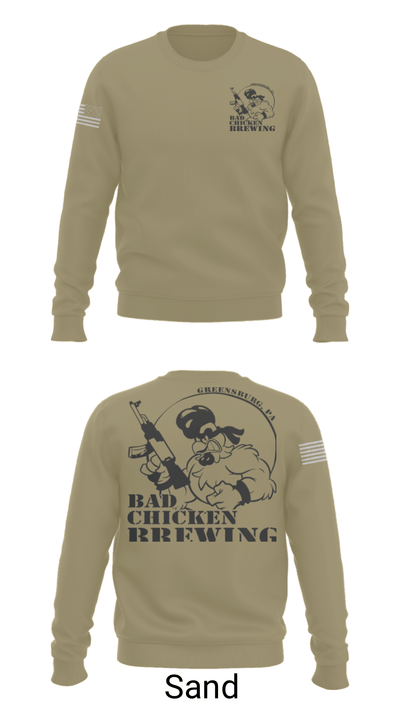 Bad Chicken Brewing 42843068 Crew Neck Sweatshirt - 42