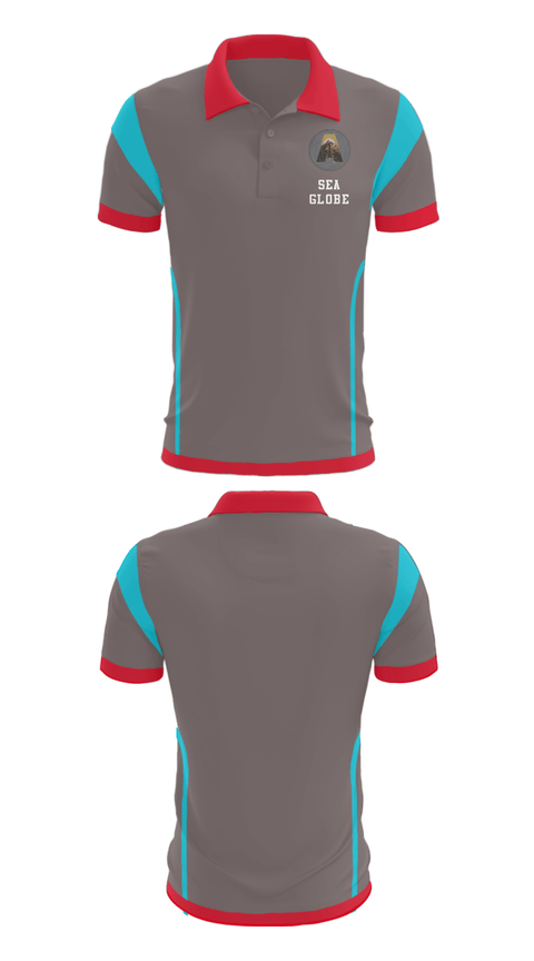 Short Sleeve Performance Polo, Sea globe, , Teamtime, Team time, sublimation, custom sports apparel, team uniforms, spirit wear, spiritwear, sports uniforms, custom shirts, team store, custom team store, fundraiser sports, apparel fundraiser