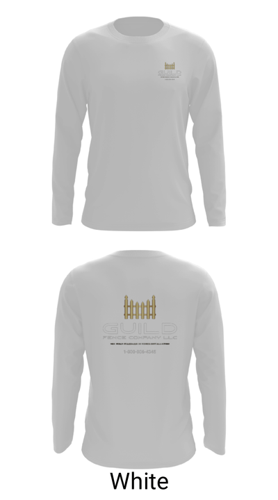 Guild fence company LLC 56569475 Long Sleeve Performance Shirt - 4