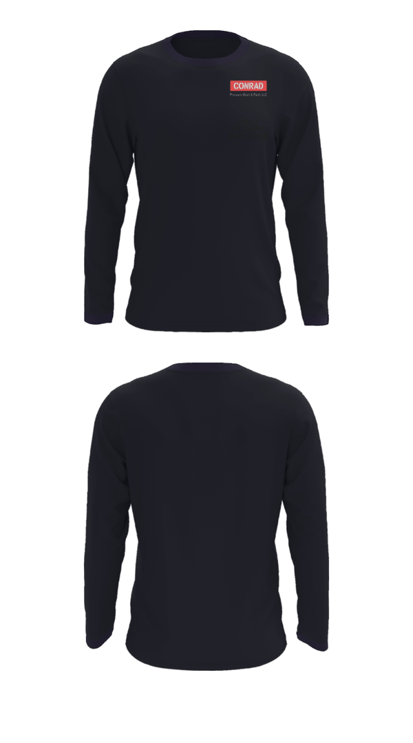 Long Sleeve Performance Shirt, Conrad Pressure Wash & Paint, , Teamtime, Team time, sublimation, custom sports apparel, team uniforms, spirit wear, spiritwear, sports uniforms, custom shirts, team store, custom team store, fundraiser sports, apparel fundraiser