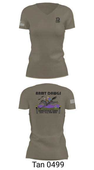 Women's Short Sleeve Vneck Shirt, , Army, Teamtime, Team time, sublimation, custom sports apparel, team uniforms, spirit wear, spiritwear, sports uniforms, custom shirts, team store, custom team store, fundraiser sports, apparel fundraiser
