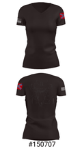 GOD'S GANGSTER'S 76621541 Women's Short Sleeve V-neck Shirt - 4