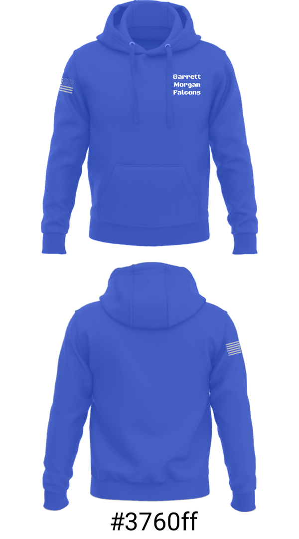 Hoodie, Garrett Morgan Falcons, Women's Volleyball, Teamtime, Team time, sublimation, custom sports apparel, team uniforms, spirit wear, spiritwear, sports uniforms, custom shirts, team store, custom team store, fundraiser sports, apparel fundraiser