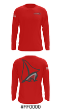 Detroit Lakes High School Swimming 15957792 Long Sleeve Performance Shirt - 18