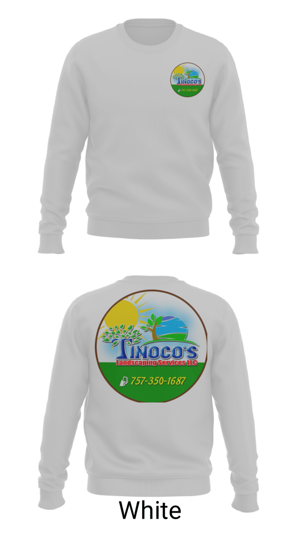Crew Neck Sweatshirt, Tinoco’s Services, , Teamtime, Team time, sublimation, custom sports apparel, team uniforms, spirit wear, spiritwear, sports uniforms, custom shirts, team store, custom team store, fundraiser sports, apparel fundraiser