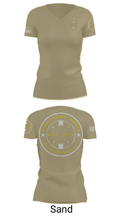 WPA 1st Infantry 46853550 Women's Short Sleeve V-neck Shirt - 44