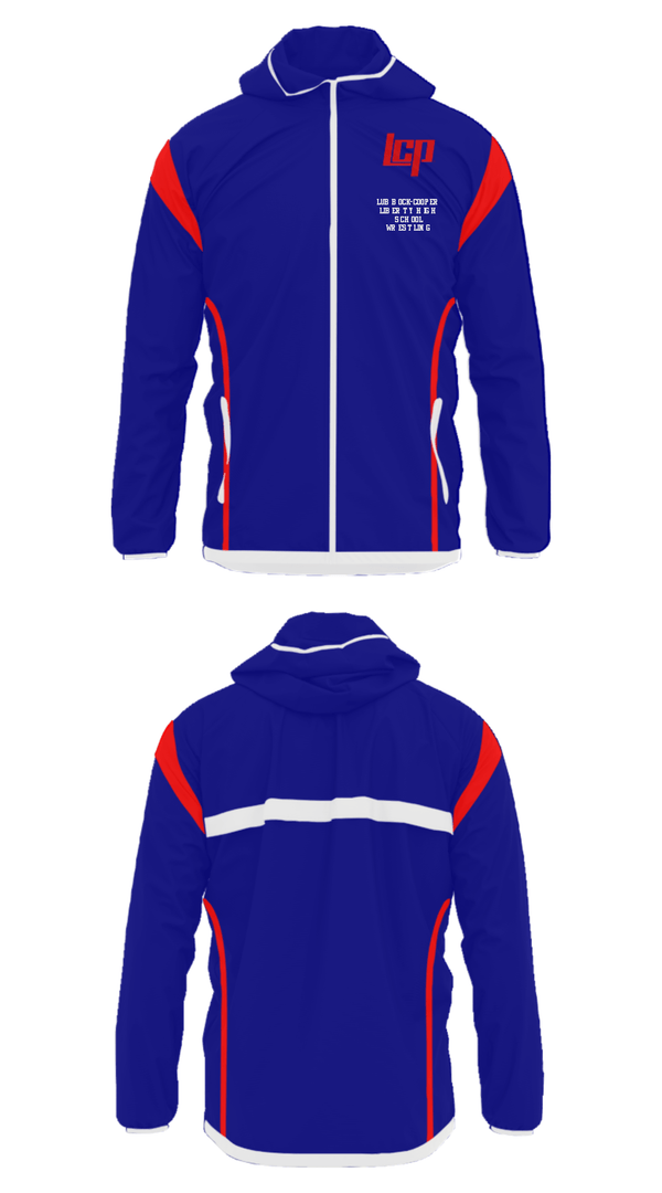 Windbreaker, Lubbock-Cooper Liberty High School Wrestling, Wrestling, Teamtime, Team time, sublimation, custom sports apparel, team uniforms, spirit wear, spiritwear, sports uniforms, custom shirts, team store, custom team store, fundraiser sports, apparel fundraiser