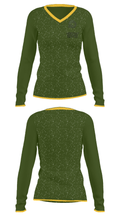 Castro Valley High School Water Polo 94255288 Women's Long Sleeve V-neck Shirt - 33