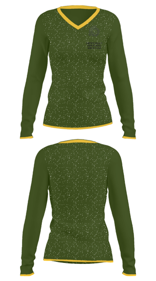 Women's Long Sleeve Vneck Shirt, Castro Valley High School Water Polo, Spirit Store, Teamtime, Team time, sublimation, custom sports apparel, team uniforms, spirit wear, spiritwear, sports uniforms, custom shirts, team store, custom team store, fundraiser sports, apparel fundraiser