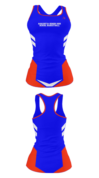 Tank Top, Anacostia Senior High School Basketball, Women's Basketball, Teamtime, Team time, sublimation, custom sports apparel, team uniforms, spirit wear, spiritwear, sports uniforms, custom shirts, team store, custom team store, fundraiser sports, apparel fundraiser