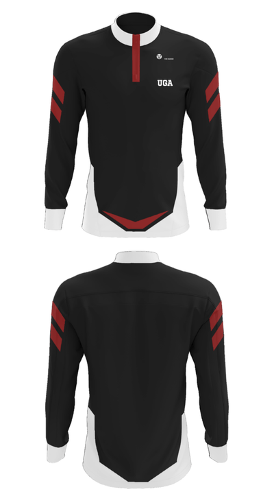 UGA 37821175 Quarter Zip Jacket - 25