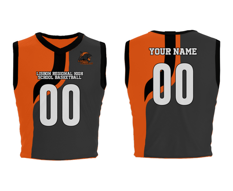 Mens Basketball Jersey, Lisbon Regional High School Basketball, Men's Basketball, Teamtime, Team time, sublimation, custom sports apparel, team uniforms, spirit wear, spiritwear, sports uniforms, custom shirts, team store, custom team store, fundraiser sports, apparel fundraiser