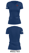 D1Naz Upward Basketball And Cheerleading 41023238 Women's Short Sleeve V-neck Shirt - 21
