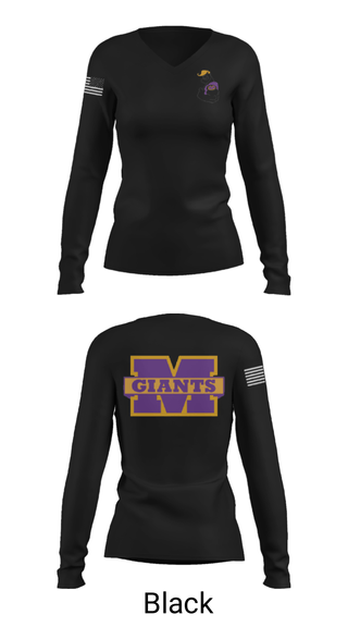Women's Long Sleeve Vneck Shirt, Marion High School Wrestling, Wrestling, Teamtime, Team time, sublimation, custom sports apparel, team uniforms, spirit wear, spiritwear, sports uniforms, custom shirts, team store, custom team store, fundraiser sports, apparel fundraiser