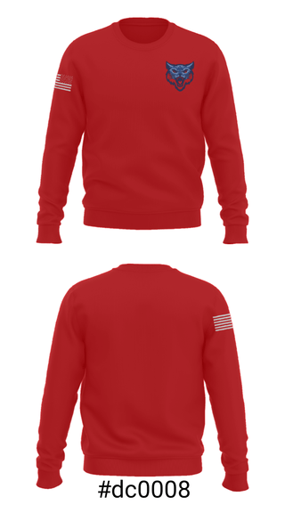 Crew Neck Sweatshirt, Hazen Union School, Spirit Store, Teamtime, Team time, sublimation, custom sports apparel, team uniforms, spirit wear, spiritwear, sports uniforms, custom shirts, team store, custom team store, fundraiser sports, apparel fundraiser