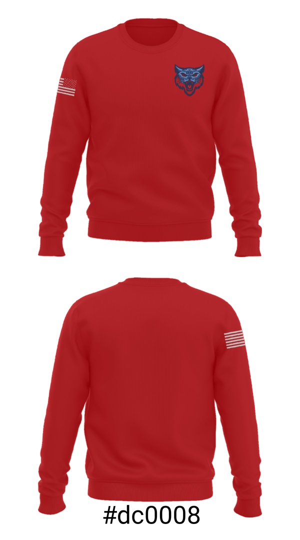Crew Neck Sweatshirt, Hazen Union School, Spirit Store, Teamtime, Team time, sublimation, custom sports apparel, team uniforms, spirit wear, spiritwear, sports uniforms, custom shirts, team store, custom team store, fundraiser sports, apparel fundraiser